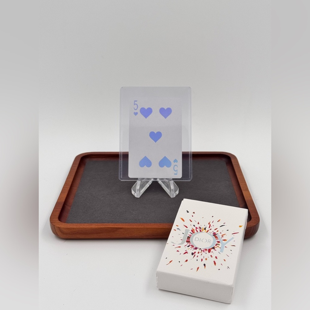 5 of Hearts Collectible Dior Playing Card
